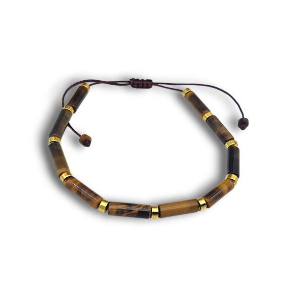 Brățară Ochi de Tigru in glob cadou Crăciun 8cm