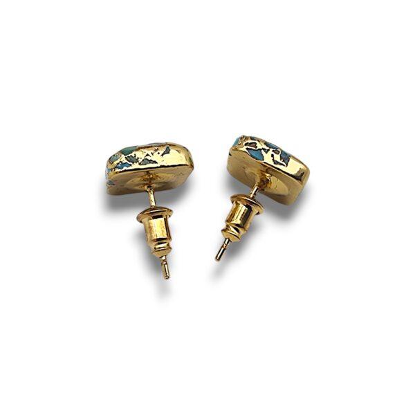 Cercei turquoise in glob cadou Crăciun