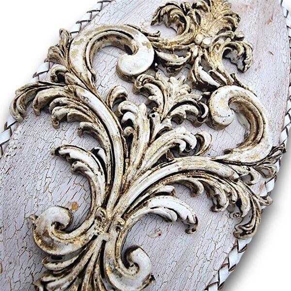 Medalion 2D model baroque alb - imagine 4