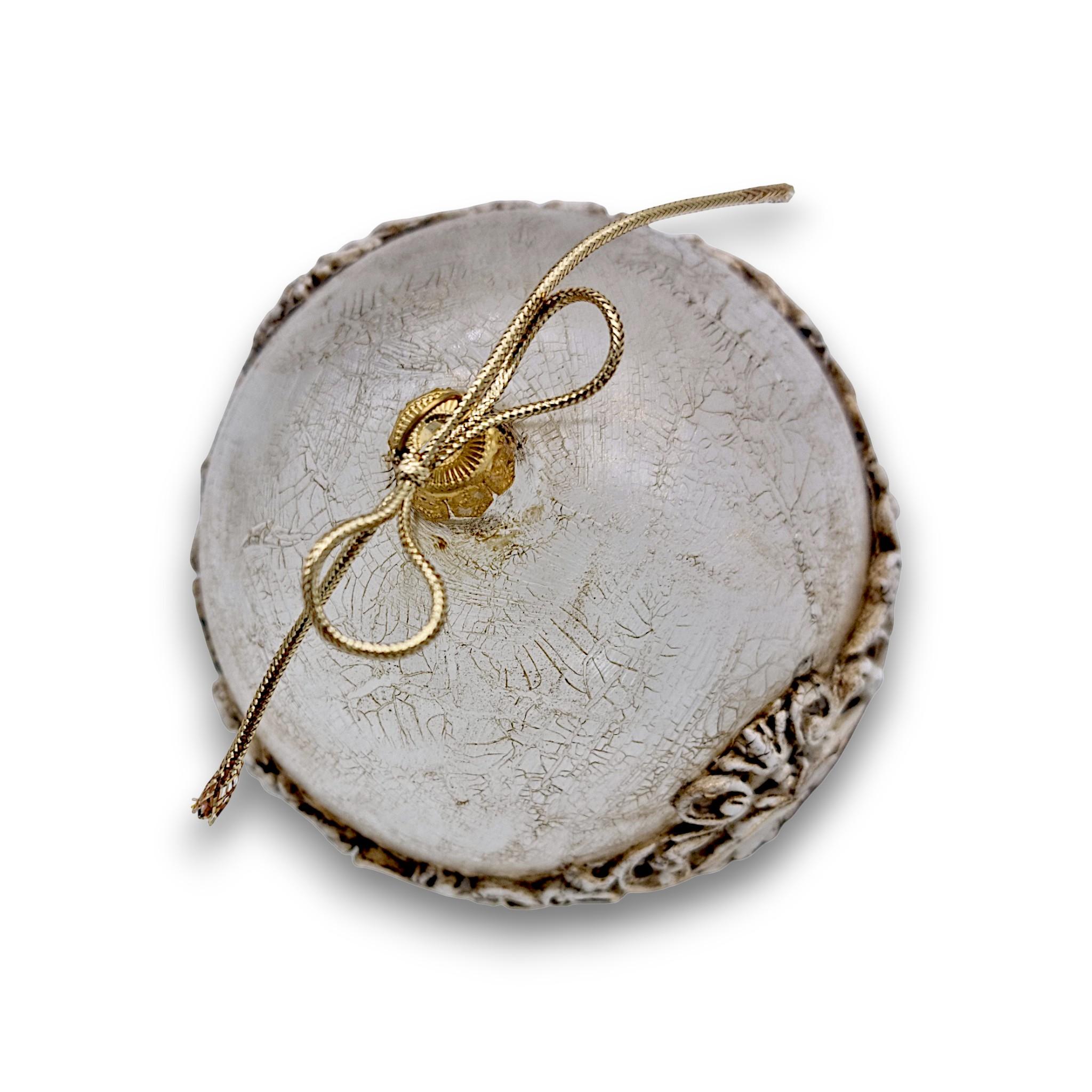 Glob sticlă aspect piatră, 10 cm 4 Glob sticlă aspect piatră, 10 cm - imagine 4