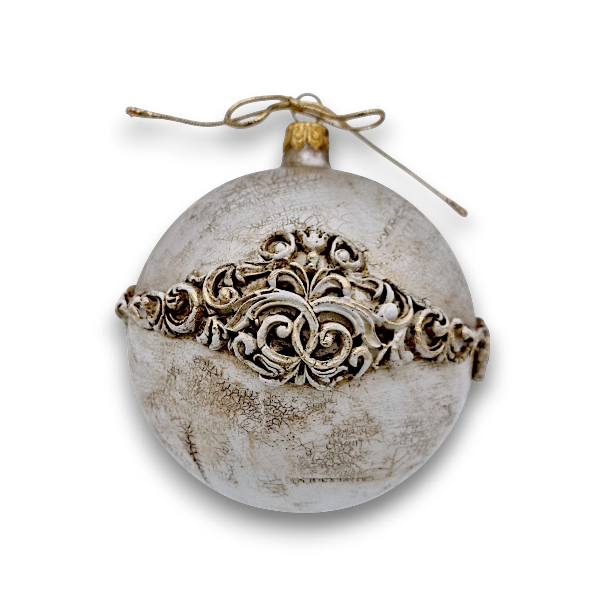 Glob sticlă aspect piatră, 10 cm 5 Glob sticlă aspect piatră, 10 cm - imagine 5