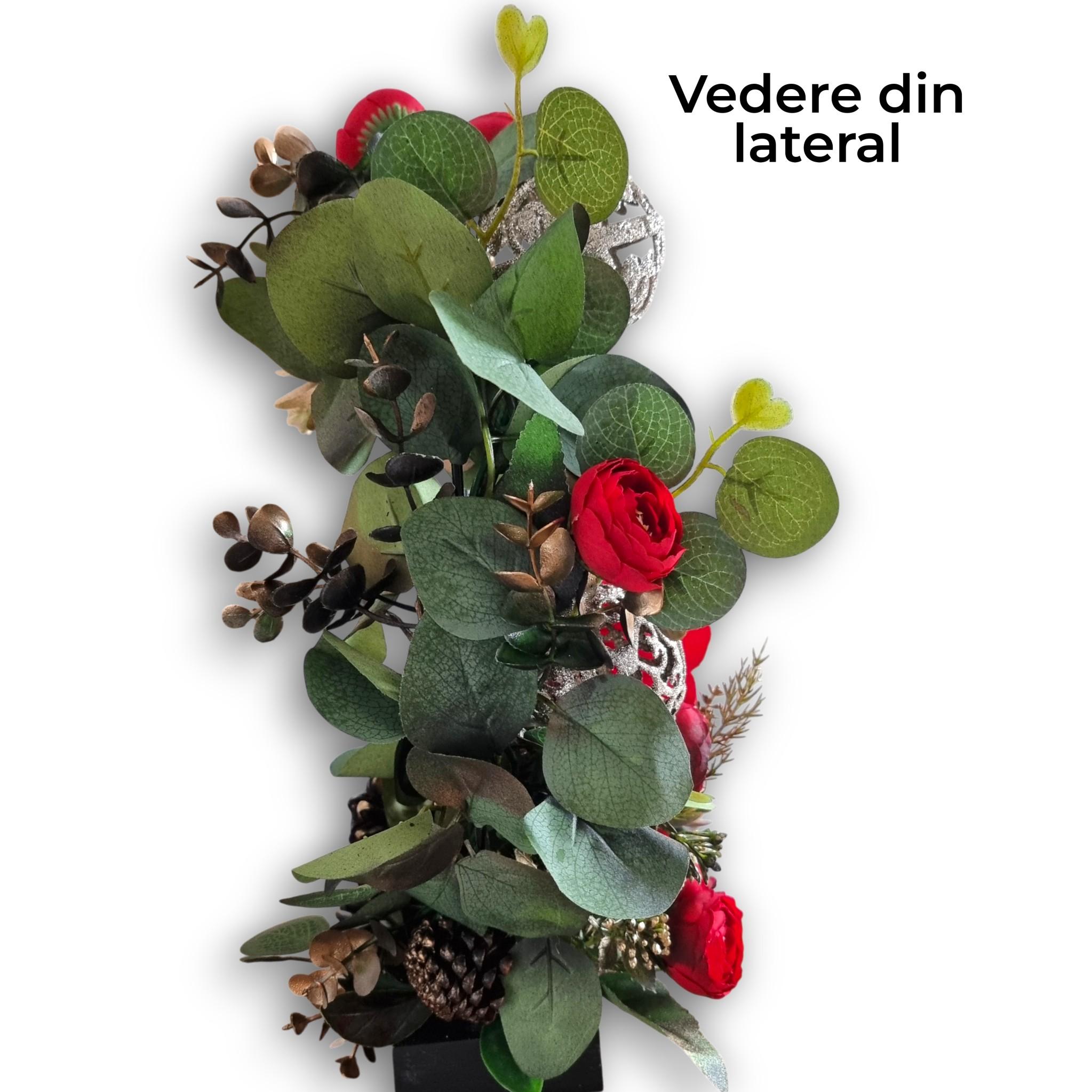 Aranjament Craciun, cerc metalic 40 cm 10 Aranjament Craciun, cerc metalic 40 cm - imagine 10