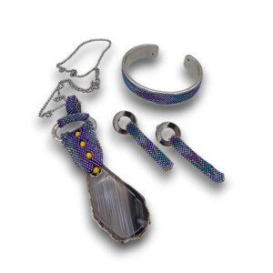 Set Bijuterii violet