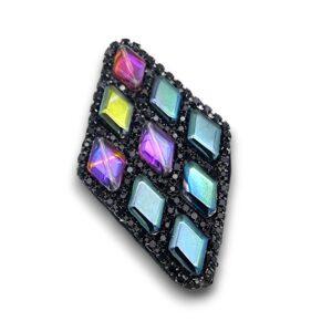 Broșă sau pandantiv, margele mari, 70/40 cm