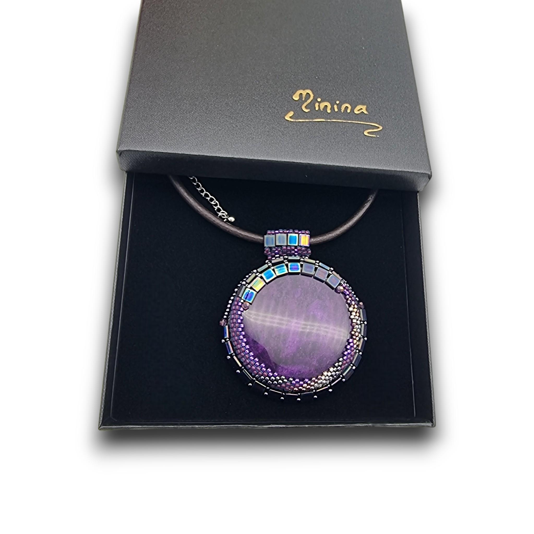 Colier Statement "Ultra Violet", 60 mm 7 Colier Statement "Ultra Violet