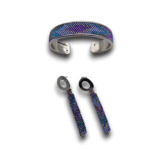 Set Bijuterii violet 2 piese