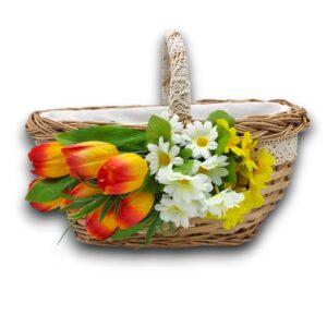 Coș Încăpător pentru Biserică și Familie, 45 cm