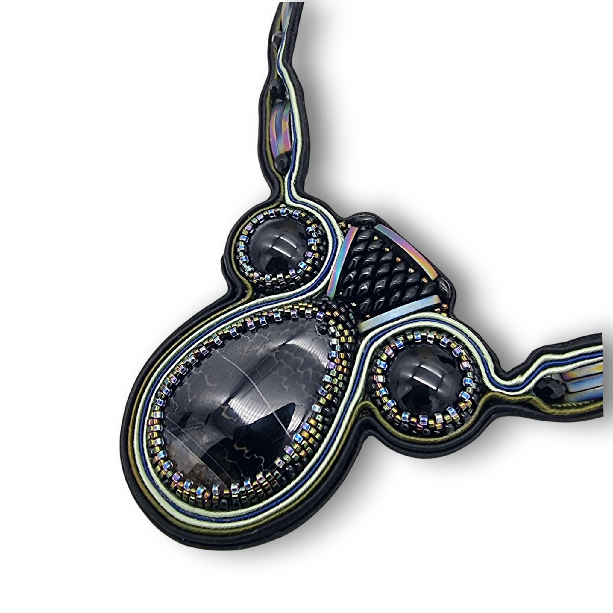 Colier Handmade Soutache 4 Colier Handmade Soutache - imagine 4