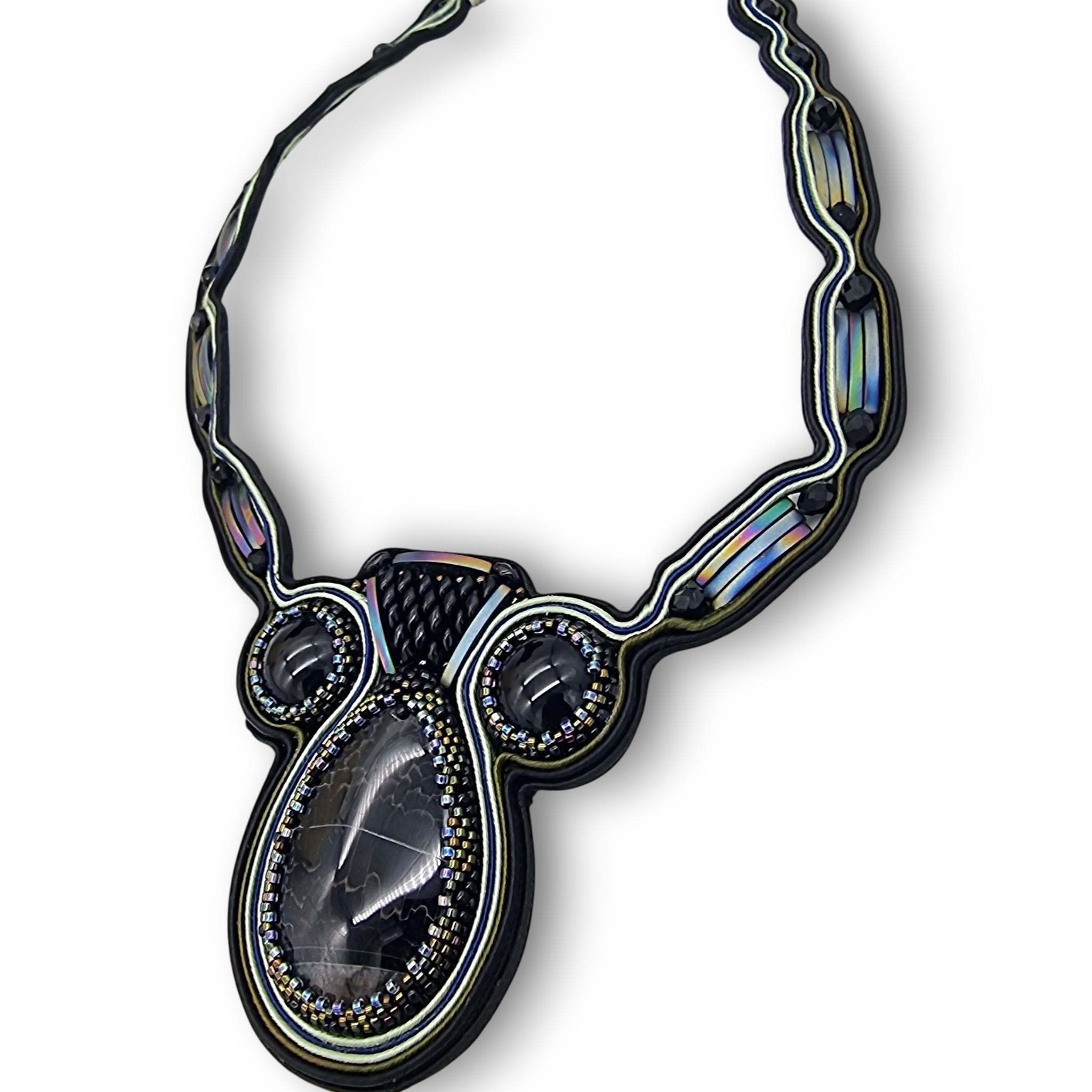 Colier Handmade Soutache 8 Colier Handmade Soutache - imagine 8