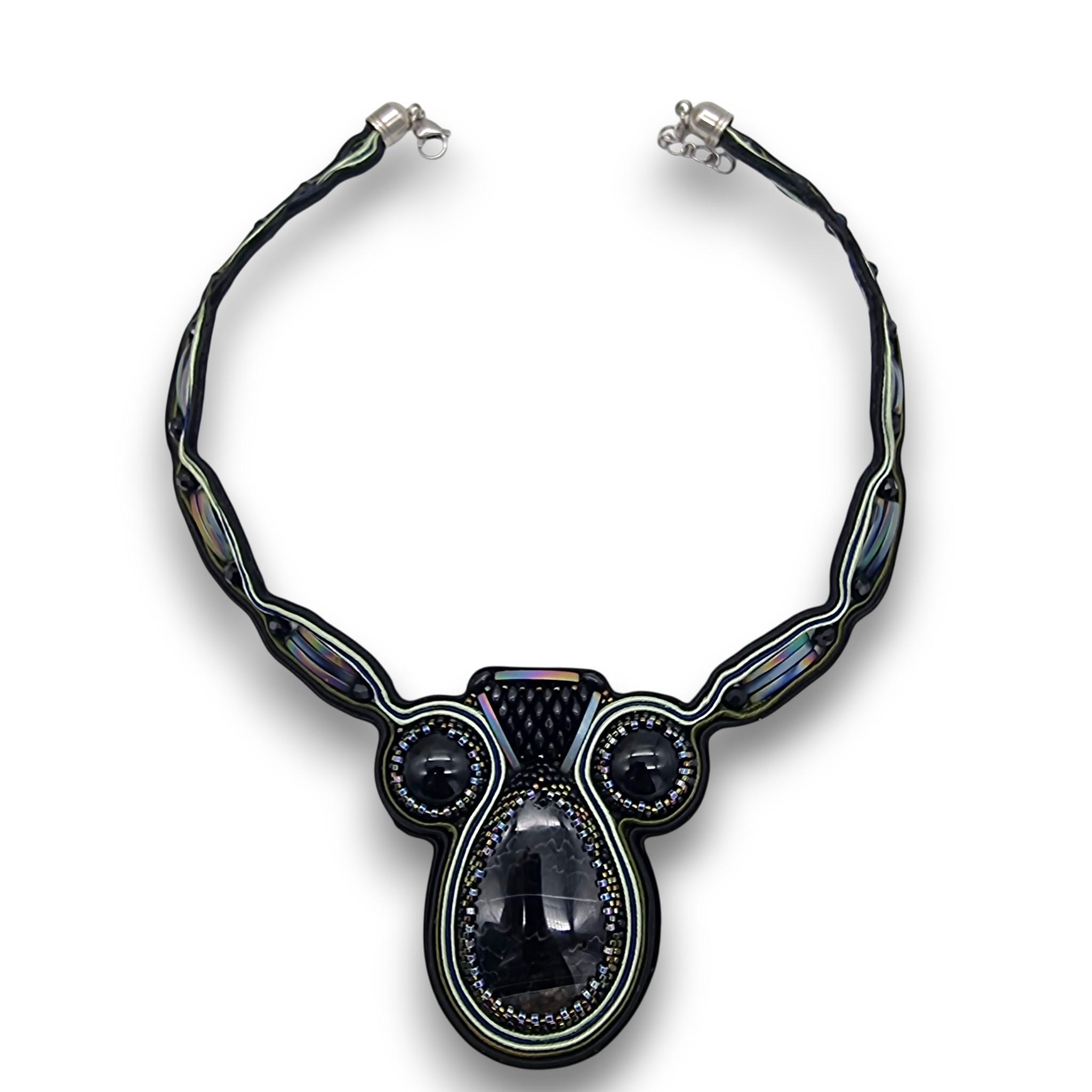 Colier Handmade Soutache 11 Colier Handmade Soutache - imagine 11