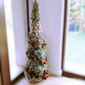 Alternativă brad Crăciun conuri pin 125 cm