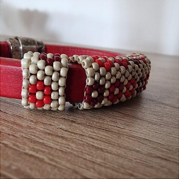 Brățară rosie in glob cadou Crăciun 8cm - imagine 5