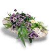 Coroniță plată, flori de primavară, 40 cm