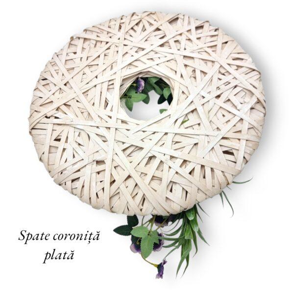 Coroniță plată, flori de primavară, 40 cm - imagine 7