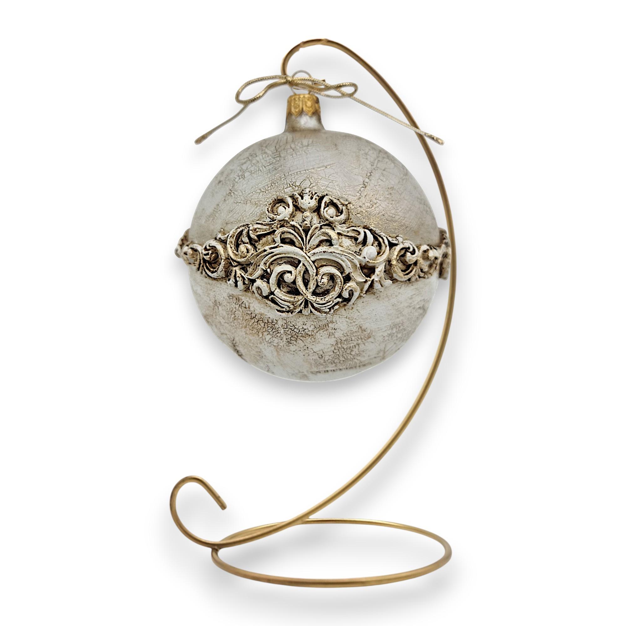 Glob sticlă aspect piatră, 10 cm 8 Glob sticlă aspect piatră, 10 cm - imagine 8