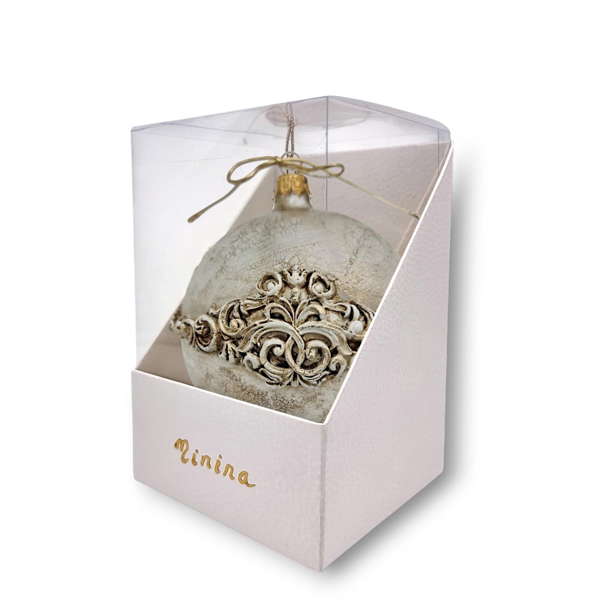 Glob sticlă aspect piatră, 10 cm 10 Glob sticlă aspect piatră, 10 cm