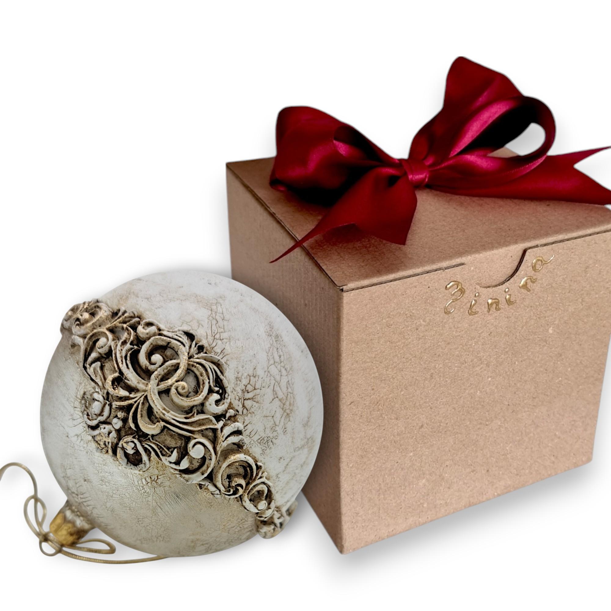 Glob sticlă aspect piatră, 10 cm 6 Glob sticlă aspect piatră, 10 cm