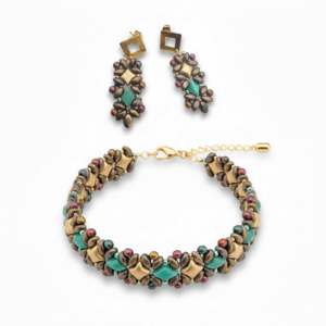 Set Bijuterii Țesătură margele, 2 piese