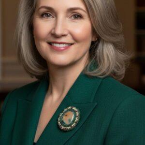 Broșă sau colier Agat, 68 mm