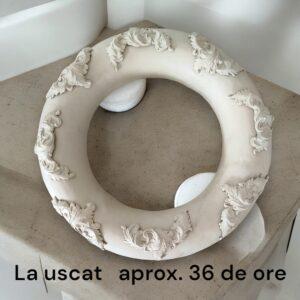 Decor casă, stil vintage, coroniță model baroque, 30 cm 2