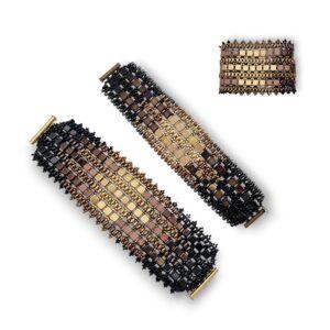 Brățări broderie mărgele, 38 sau 58 mm