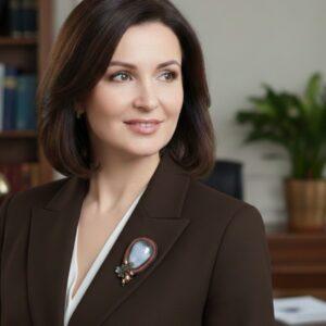 Broșă piatra semipretioasa Agat, 70 mm