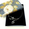 Colier choker piele naturală și inox