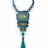 Colier Statement Soutache cu Abalone