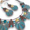 Set bijuterii handmade, cupru, 2 piese