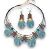 Set bijuterii handmade, cupru, 2 piese